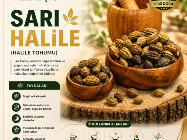 Sarı Halile Doğal Bitkisel Ürün Katkısız %100 Saf