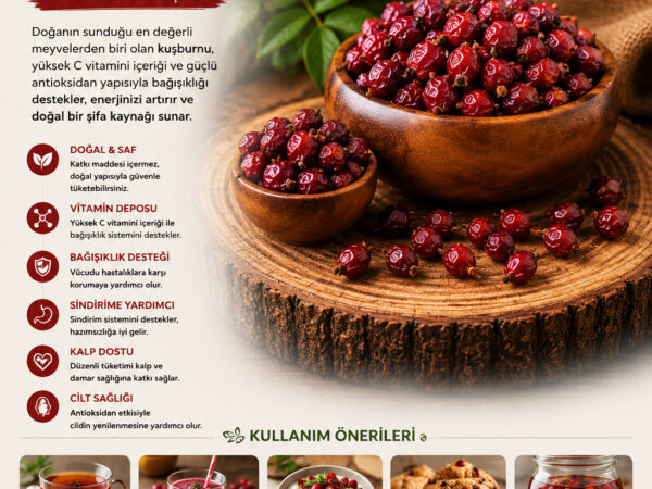 %100 Doğal Katkısız Premium Kalite Bitki Çaylık Kuşburnu